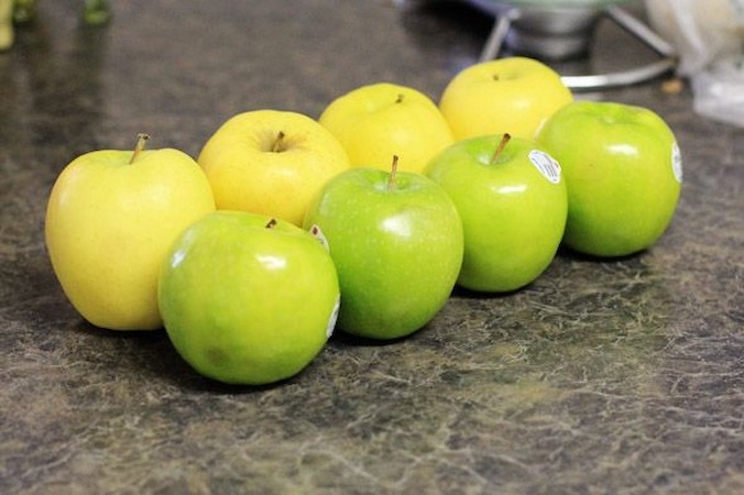  The price of granny smith + purchase of various types of granny smith 