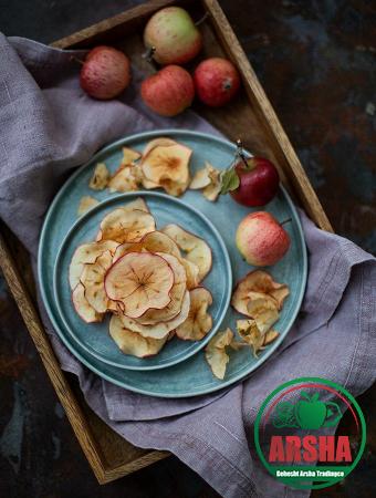 apple chips nutrition label